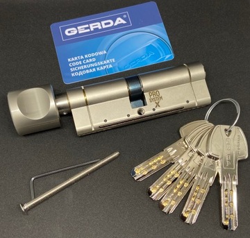 Antywłam. wkładka Gerda Pro System X 40G/40 gałka