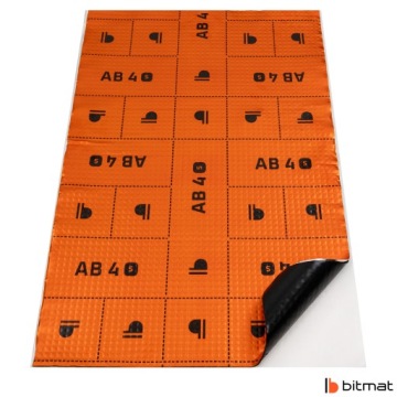 AB-4 ЗВУКОВОЙ ЗВУКОВОЙ МАТ ALUBUTYL BITUMINAL WAW 4 мм напольная сельскохозяйственная машина