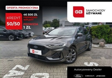 Ford Focus IV Hatchback Facelifting 1.0 EcoBoost MHEV 155KM 2025 Ford Focus 155KM EcoBoost mHEV ST-LineX Automat SalonPL SerwisASO Iwl. FV2