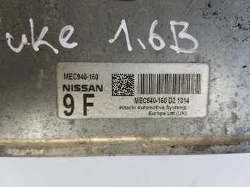 JEDNOTKA MOTORU NISSAN JUKE F15 1.6 B MEC940-160
