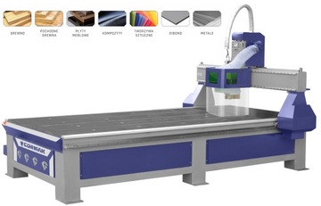 FREZARKA CNC 2030 PLOTER 2100x3200 5,5kW KOMPLET