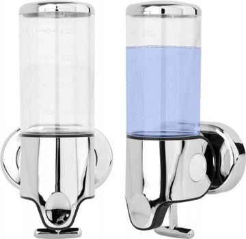 DOZOWNIK MYDŁA PŁYNU ŻELU DEZYNFEKCJI 500ml CHROM