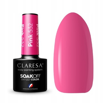 Лак для ногтей Claresa гибридный РОЗОВЫЙ 532 5г
