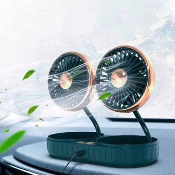 АВТОМОБИЛЬНЫЙ ДВОЙНОЙ ВЕНТИЛЯТОР 5 В USB