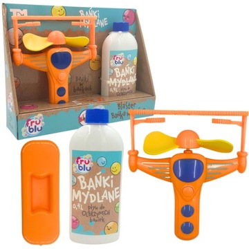 Fru Blu Blaster pomarańczowy Mega bańki Bańka w bańce + Płyn do baniek