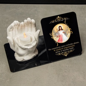 СВЕТОДИОДНАЯ СВЕЧА СТАТУЭТКА ДЛЯ КЛАДБИЩА МОГИЛА БОЛЬШАЯ ВЕЧНАЯ ЛАМПА