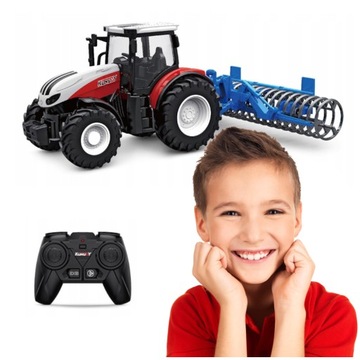 Traktor Zdalnie Sterowany z Maszyną RC Talerzówka