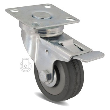 Koło fi 50 wózek regał szafka stół 2PPGUM50