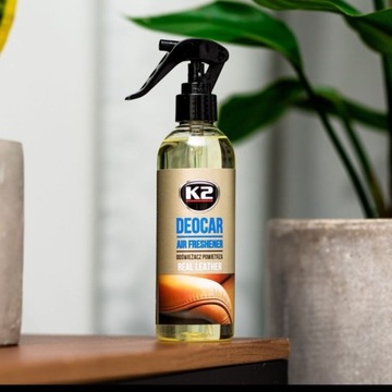K2 Profesjonalny Samochodowy Odświeżacz Powietrza CAYON REAL LEATHER 250ml