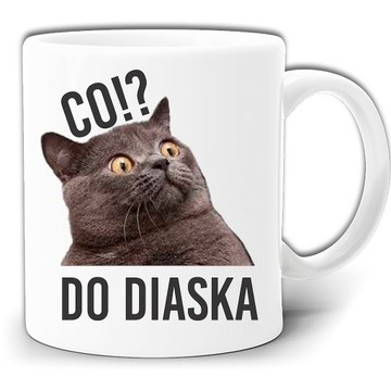 CO DO DIASKA KOT NA ŚMIESZNYM KUBKU +PUDEŁKO GW254
