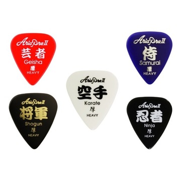 ARIA PRO II piórka kostki gitarowe KANJI SERIES