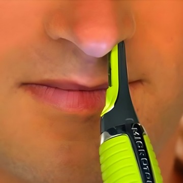 ТРИМЕР ДЛЯ УШЕЙ, НОСА, БРОВЕЙ, БОРОДЫ, БРИТВЫ, МОЩНАЯ МАШИНКА ДЛЯ СТРИЦЫ СО СВЕТОДИОДНОЙ ГРЕССЕНКОЙ