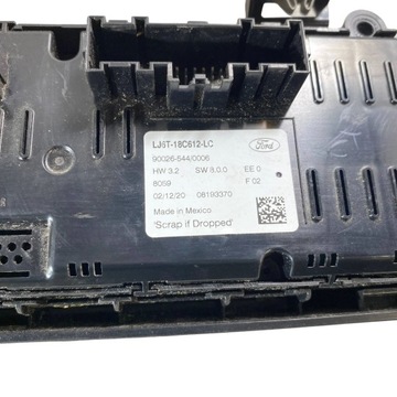 FORD KUGA III 2021 PANEL KLIMATIZACE