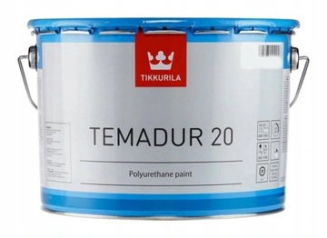 Tikkurila | Temadur [20] 9L [TCL] - Farba poliuretanowa do bram i ogrodzeń