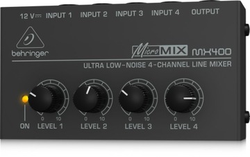 BEHRINGER MX 400 MICRO MIX MIKSER NISKOSZUMOWY