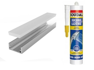 PROFIL LED WODOODPORNY IP67 P11-2 BIAŁY + KLOSZ
