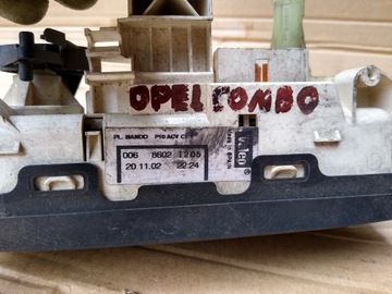 COMBO CORSA C PANEL ŘÍZENÍ VENTILACE BEZ KLIMA