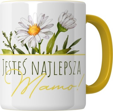 KUBEK - WŁASNY TEKST - PERSONALIZACJA - STOKROTKI