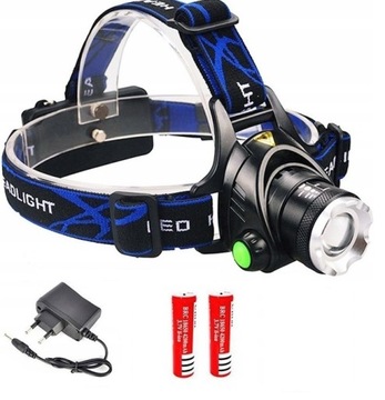 LATARKA CZOŁOWA LED ZOOM CREE XM-L T6 CZOŁÓWKA