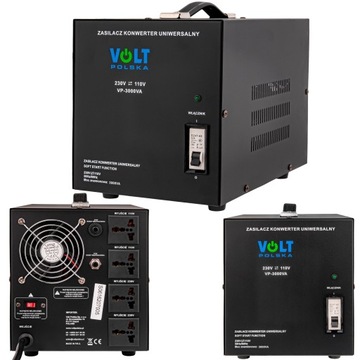 ZASILACZ KONWERTER TRANSFORMATOR 230W / 110V 3000W