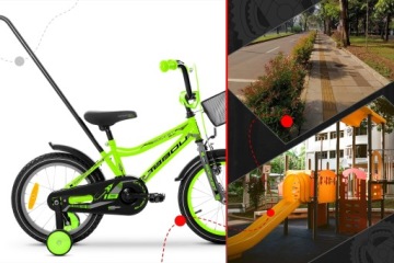 ДЕТСКИЙ ВЕЛОСИПЕД 16 ДЮЙМОВ TABOU ROCKET ALUMINIUM ОЧЕНЬ ЛЕГКИЙ BMX
