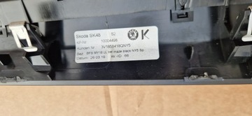ДЕКОР СВЕТОДИОДНОЙ КОНСОЛИ SKODA SUPERB III SPORTLINE 3V1858418 НАБОР 2 ШТ.