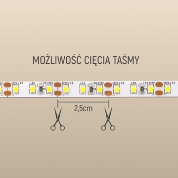 120LED ЛЕНТА 10-12лм 12Вт/м ТЕПЛЫЙ СИЛИКОН /5мб
