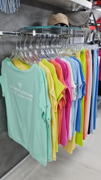 By o la la t-shirt bluzka DO WHAT YOU LOVE neon S