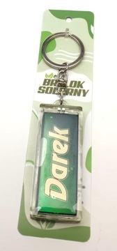 Brelok solarny kluczy PREZENT z imieniem DAREK