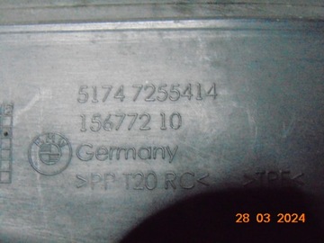 BMW F20 F21 F30 F31 VSTUP VOLANT VZDUCHU SPODNÍ 7255414