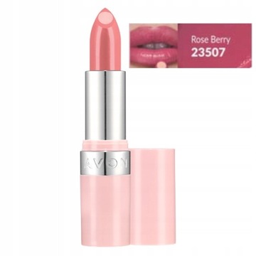 AVON Nawilżająca błyszcząca pomadka Hydramatic Rose Berry
