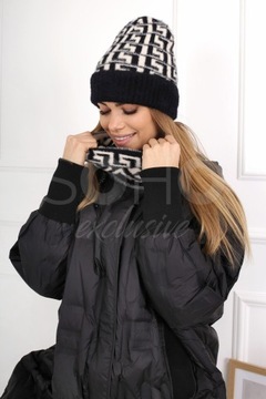 КОМПЛЕКТ ЖЕНСКОЙ ЗИМНЕЙ ШАПКИ АЛЬПАКА, ПОЛЬСКИЙ ИЗДЕЛИЕ 2197