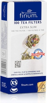 100 Tea Filter (Extra Slim) - papierowy filtr do herbaty, filtr do herbaty