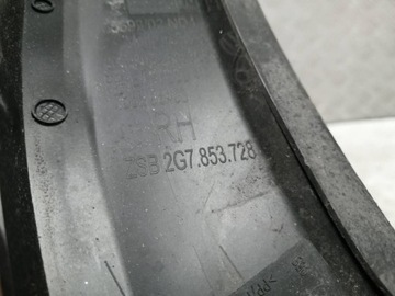 CC LIŠTA NÁRAZNÍKU PRAVÝ PŘEDNÍ VW TAIGO 2G7853728 PDC