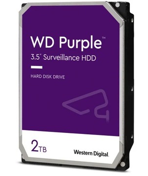 накопитель WD Purple 2 ТБ SATA III WD23PURZ Western Digital 2000 ГБ для видеонаблюдения