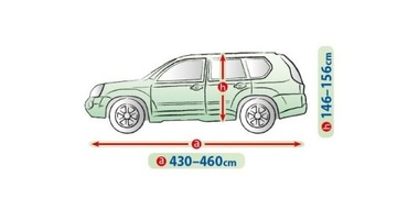 Мембранное водонепроницаемое покрытие Garage L SUV 430-460 см