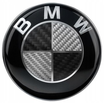 BMW E46 E90 Эмблема перед зад зад черная 82мм 72мм