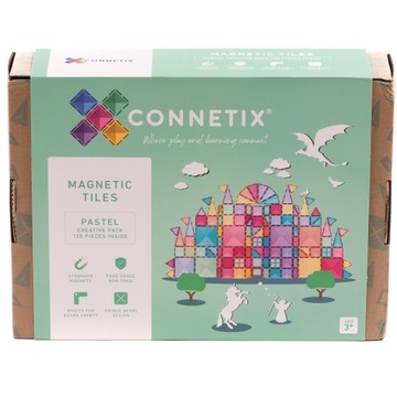 Connetix: klocki magnetyczne Pastel Creative 120