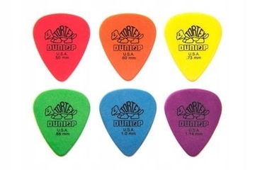 Kostka do gitary / Kostki Dunlop Tortex 6szt