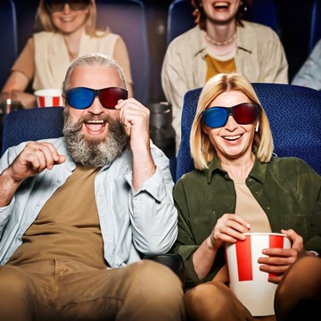 АНАГЛИФ 3D ОЧКИ ДЛЯ ПРОСМОТРА ТЕЛЕВИЗОРА КРАСНЫЕ И СИНИЕ