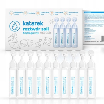KATAREK SÓL FIZJOLOGICZNA dla niemowląt 10x5 ml