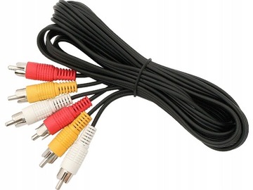 XTREME kabel 3 x RCA - 3xRCA Cinch 5m