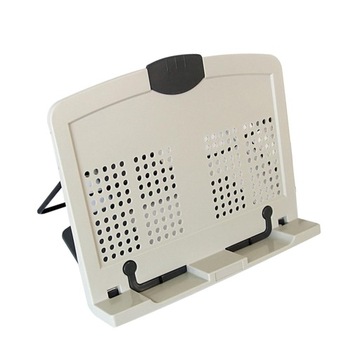 Stojak na książki ze spinaczami do papieru Podłogowy stojak na książki Metalowa podpórka