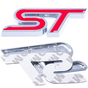 ЭМБЛЕМА FORD ST МЕТАЛЛИЧЕСКИЙ ЗНАК НАКЛЕЙКА С ЛОГОТИПОМ