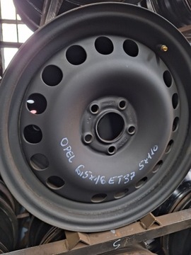 4× DISK OCELOVÝ OPEL OE ASTRA ZAFIRA SIGNUM VECTRA 6.5" X 16" 5X110 ET 37