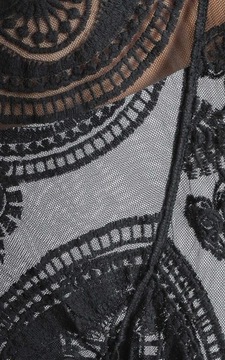 ЧЕРНАЯ КРУЖЕВНАЯ ПЛЯЖНАЯ КЕПКА ПАРЕО БОХО