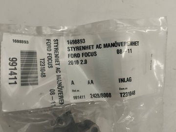 FORD KUGA I 2010 PANEL KLIMATIZACE