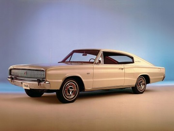 Dodge Charger old car vintage poster plakat