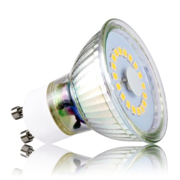 Żarówka LED GU10 5W=40W SZKŁO PREMIUM neutralna