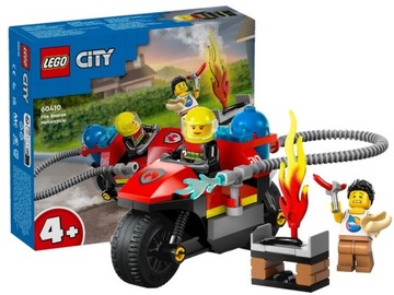 LEGO CITY 60410 STRAŻACKI MOTOCYKL RATUNKOWY zestaw klocków dla dzieci +4 l